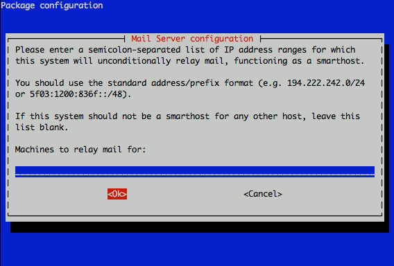 Exim4 relay machines configuration on Ubuntu 9.10 (Karmic). Exim4 relay machines configuration on Ubuntu 9.10 (Karmic).